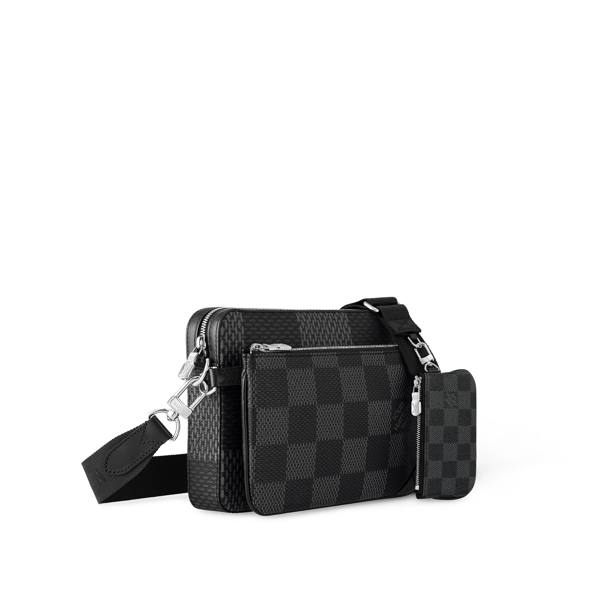 Trio Messenger Damier Graphite Canvas - Men - Bags | LOUIS VUITTON ®